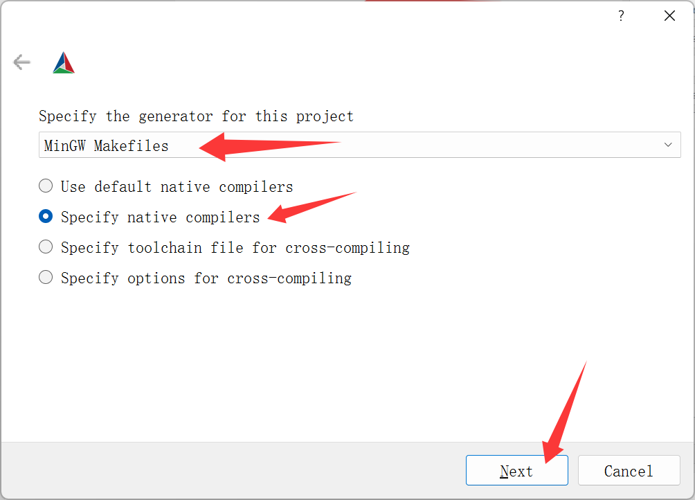 CMake-GUI弹出窗口1
